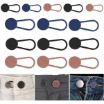 15 rallonges de bouton de pantalon, elargisseur pantalon, extension de bouton, rallonges de taille �lastiques, ...