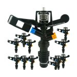 Lot de 15 arroseur agricole d'arrosage circulaire 1 / 2'', port�e 7 - 13m, suinga
