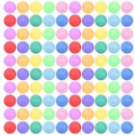 150 balles de ping pong 40mm multicolores pour divertissement jeux et �v�nements