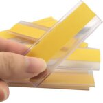150 �tiquettes autocollantes transparentes en plastique de 7, 6 x 2, 5 cm pour les rayons des supermarch�s, ...