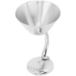 150 ml acier inoxydable martini cocktail verre cuivre plaqu� m�tal vin verre bar fournitures