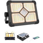 150w projecteur led rechargeable avec t�l�commande, projecteur led chantier portable batterie 15000mah, ...