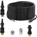 15m tuyau d�boucheur canalisation pour nettoyeur haute pression k�rcher k2 k3 k4 k5 k6 k7 hd hds, 180bar ...