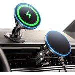 15w support telephone voiture induction, chargeur magsafe voiture?rotation à 360° / puce intelligente? ... 15w support telephone voiture induction, chargeur magsafe voiture?rotation à 360° / puce intelligente? ...