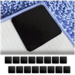 16 patins antid�rapants tapis double face ? autocollants anti glisse r�utilisables et lavables, fixation ...