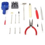 16 pcs set kit de rparation de montre, outil de retrait de sangle en acier alli abs matriel accessoire ...