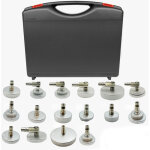 16 pi�ces kit adaptateur de purge de frein, adaptateur de purge de frein automobile, avec bo�te de rangement, ...