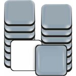 16 pi�ces patins en t�flon pour meubles adh�sifs 40mm patin glisseur carr�s pour chaise canap� table ...