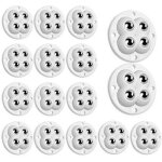 16 pi�ces petite roulettes pour meubles transfert � 4 billes pour meubles pivotantes 360� roues auto ...