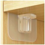 [16 pi�ces] support de fond d'armoire autocollant, colle de renfort de support d'�tag�re, support d'�tag�re ...