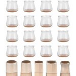16 prot�ge - sol en silicone pour pieds de chaise (18 - 25mm) - patins anti - rayures pour parquet / ...