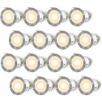 [jamais utilis�] lot de 16 spots led encastrable pour terrasse bois, etanche ip67, spots � encastrer ...