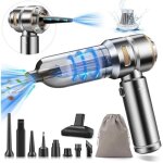 16000pa aspirateur � main, 4 - in - 1 mini aspirateur sans fil avec moteur sans balais batterie 6000mah ...