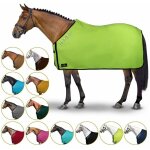 162 cm, turquoise: couverture pour cheval en polaire mod�le basic fleece