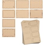 164pcs �tiquettes autocollantes papier kraft �tiquettes autoadh�sives, ensemble de stickers bureau et ...