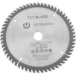 165mm tct lame de scie circulaire disque de coupe rotative en argent pour la coupe du bois 60 dents + ...