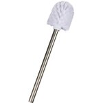 Brosse wc de rechange pour porte - brosse wc avec manche en acier inox mat, polypropylne,  8x35 cm, ...