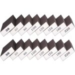 16pcs ponge de ponage, blocs de ponage grossiers et fins, cale a poncer kit polissage, utilisation ...