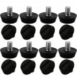 16pcs pieds de meubles r�glables nivellement patin base jambe pied de table chaise ajustables protection ...