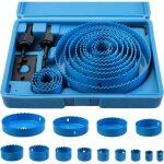 17 pcs kit scies cloches bi - mtal en acier carbone 19 - 127mm scie cloche coffret pour bois, plaque ...