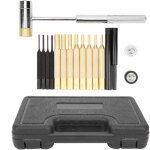 17 pices kit de poinon, outils de poinonnage, fabriqu en matriau solide, y compris poinon en acier ...