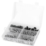 173pcs moto car�nage boulons kit pare - brise carrosserie vis �crous mat�riels pour motoargent