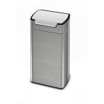 Simplehuman - poubelles - poubelle 30 l, touch - bar, inox brossé cw2015 Simplehuman - poubelles - poubelle 30 l, touch - bar, inox brossé cw2015
