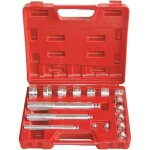 17tlg. kit d'outils de roulement de roues outil extracteur roulement de roue extracteur montage pour ...