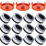 18 pack bobine fil coupe bordure compatible avec black et decker coupe bordures, a6481 a6485 1. 65mm ...