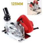 1800w wall cutter 18000rpm avec lame de scie de 125 mm, coupe r�glable des carreaux de c�ramique, brique, ...