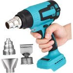 18v souffleur  air chaud sans fil portable avec embouts dcapeur thermique lectrique pour rparation ...