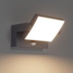 18w applique exterieur / intérieur led avec détecteur de mouvement, lampe murale avec led panneau rotatif, ... 18w applique exterieur / intérieur led avec détecteur de mouvement, lampe murale avec led panneau rotatif, ...
