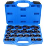 19 pcs crowfoot ensemble de cl�s, ensemble de cl� � fourche � emmancher 1 / 2  3 / 8 , entra�nement ext�rieur ...