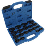 19 pcs crowfoot ensemble de cl�s, ensemble de cl� � fourche � emmancher 1 / 2  3 / 8 , entra�nement ext�rieur ...