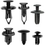 190 pi�ces clips voiture, rivet clip plastique voiture r�paration automobile, rivets en plastique attaches, ...