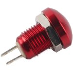 1a 24v 8mm mini voiture tanche bouton poussoir momentan interrupteur d'alimentation en alliage d'aluminium ...