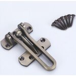 1pack entrebailleur de scurit porte acier fentre garde verrou porte d'entre sans chane loquet de ...