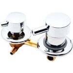 Vurahome - 1pc 3 voies sortie cabine de douche, xu, mitigeur cabine de douche, mitigeur douche d'eau ...