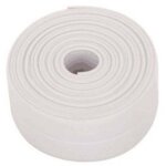1pc(blanche)rouleaux bande d'�tanch�it� imperm�able, joint salle de bain, pvc ruban de calfeutrage autocollant ...