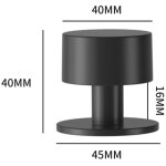 1pc but�es porte adhesive acier inoxydable butoir arr�ts porte door stoppers avec caoutchouc antichoc ...