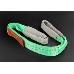 1pcs �lingue 2 tonnes 2m, sangle de levage, �lingues plates tiss�es en polyester, pour soulever une marchandis ...
