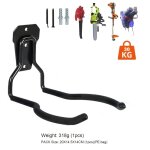 1pc garden power tool hanger, garage wall hooks, weedeater rack, string trimmer hanger, weedeater hanger, ...