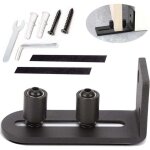 1pcs de guide - sol r�glable pour portail coulissant, rail de porte coulissante, 1 portes (pas de rainure ...