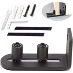 1pcs de guide - sol rglable pour portail coulissant, rail de porte coulissante, 1 portes (pas de rainure ...