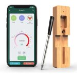 1pcs sonde temperature cuisine bluetooth 50m thermom�tre � viande sans fil avec fonction de minuterie ...
