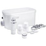 Pompe sanitaire 250w pompe de douche compacte 100l / min pour douches, éviers 2 entrées avec filtre à ... Pompe sanitaire 250w pompe de douche compacte 100l / min pour douches, éviers 2 entrées avec filtre à ...