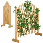 1x ou 2x treillage jardin brun 180x107cm support plantes grimpantes brise - vue pliable clture de jardin ...