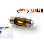 1x ampoule navette led xenled canbus 5500k 550lms 12v c3w
