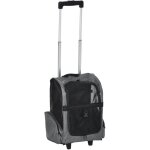 2 en 1 trolley chariot sac à dos sac de transport à roulettes pour chien chat gris 2 en 1 trolley chariot sac à dos sac de transport à roulettes pour chien chat gris