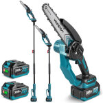 2 - en - 1 tron�onneuse t�lescopique 8 pouces, coupe branche telescopique de 100 � 170 cm, tronconneuse ...